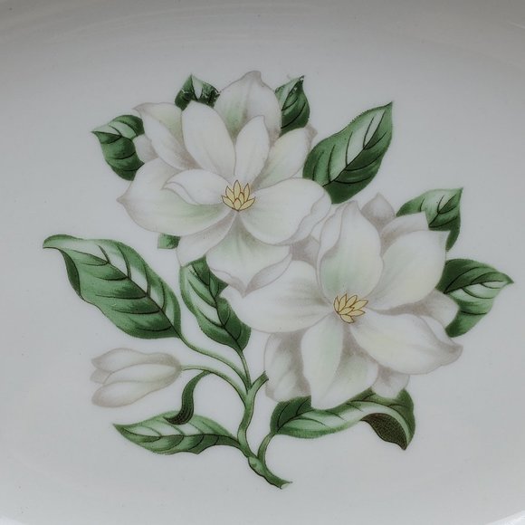 Princess China Tru-Tone Bridal Wreath Oval Vegetable Serving Bowl Floral Edge - Picture 6 of 8